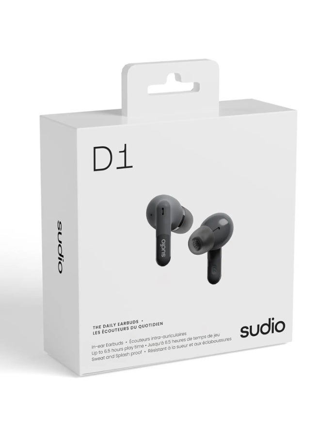 Sudio D1 True Wireless Earbuds Black - Image 5